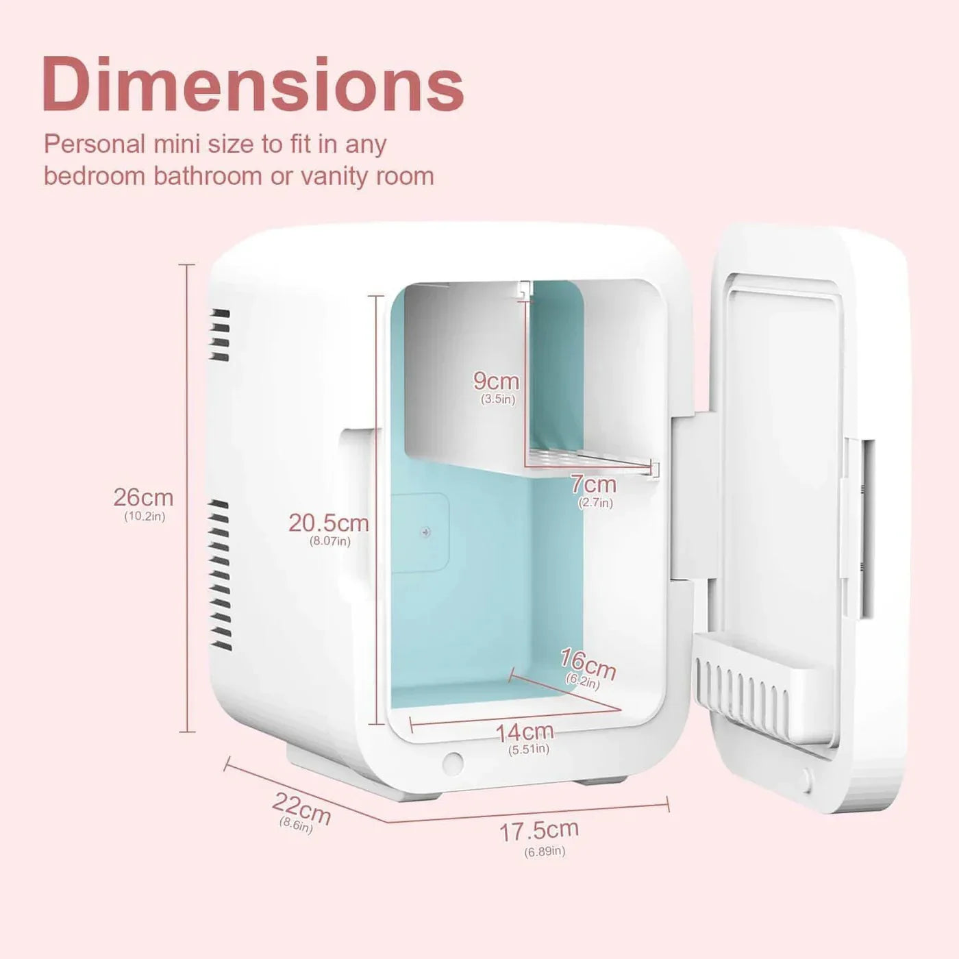 Chic Mini Beauty Fridge
